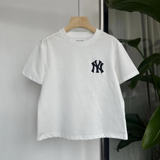 F0306135夏季新款男女童简约刺绣小标运动百搭细腻柔软时尚舒适休闲风短袖T恤 商品图6
