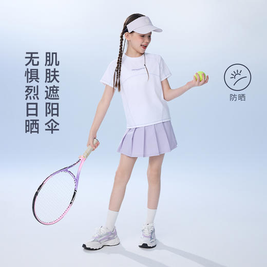 onmygame26夏新品【精英网球】女童裙子防晒裙裤A字半身裙运动裙GQ1E119750 商品图2
