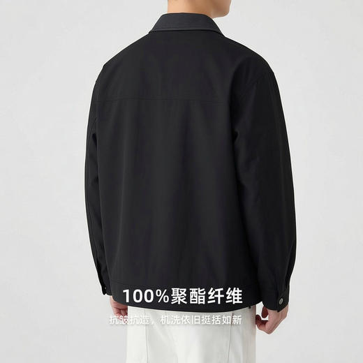 墨麦客男装巴恩风撞色男士外套2026春季新款简约行政夹克男81567. 商品图3