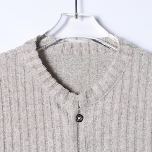 SDSA男装2026新款高贵轻奢慵懒风竖纹单排扣衬衫简约百搭时尚衬衣 商品图1