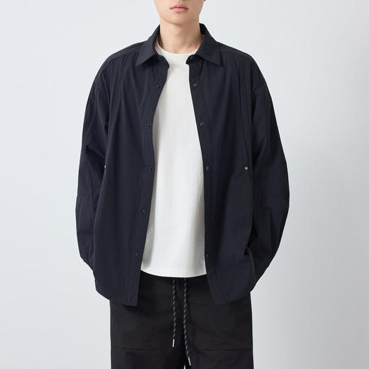 墨麦客男装美式休闲拼接男士夹克2026春新款铆钉装饰外套男81619. 商品图2