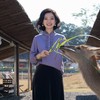西子/伯爵衬衣竹浆细旦抽褶立领紫色不易皱衬衣/SYTJ473 商品缩略图1