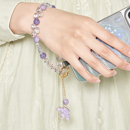 大英博物馆 欧洲文化艺术系列 紫鸢轻语手机绳 商品图1