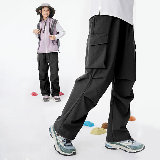 春夏季上新贝叮熊潮童休闲伞兵裤 商品图4