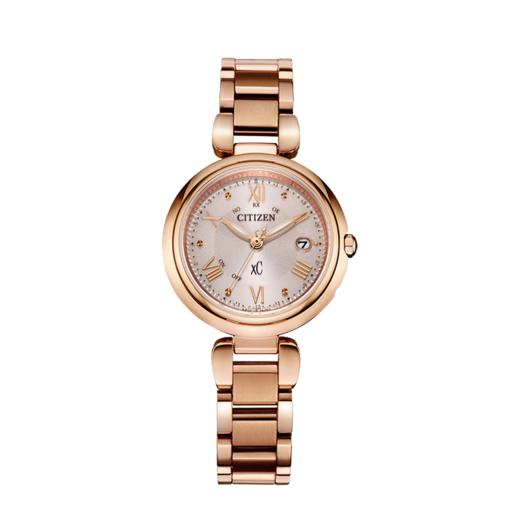 西铁城日本官方正品xC系列新款舒博钛光动能多局电波手表女ES9468-51W 商品图1