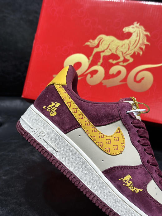 春季特惠💰430 马年限定 # NK Dunk LOW Year Of The Horse 空军一号 防滑耐磨 低帮 板鞋 男女同款 马到功成 迎新 限定款 商品图6