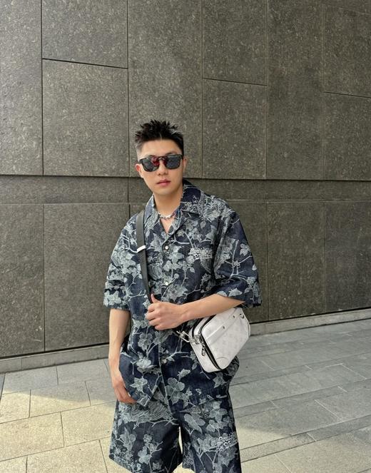 驴家25ss花卉刺绣字母logo牛仔短袖（DY） 商品图11