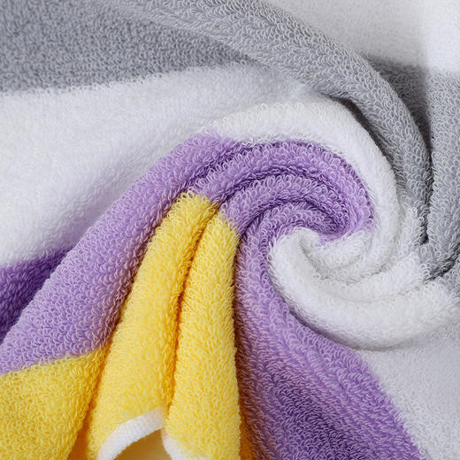 日式无印西川全棉毛巾宽条纹良品洗脸面巾毛巾浴室洗澡条子毛巾 商品图2