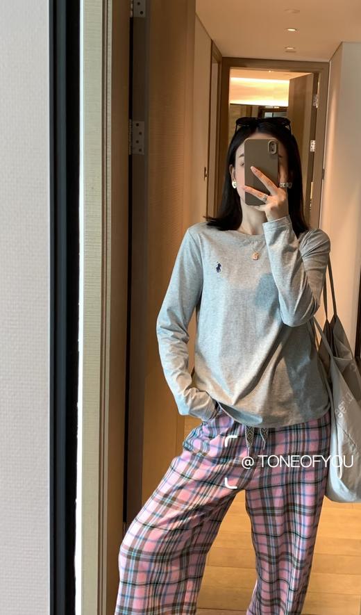 拉夫原版正品糯叽叽舒服莫代尔长袖T 商品图13