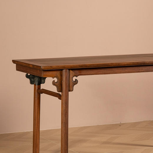 清	红木夹头榫如意云纹画案 商品图2