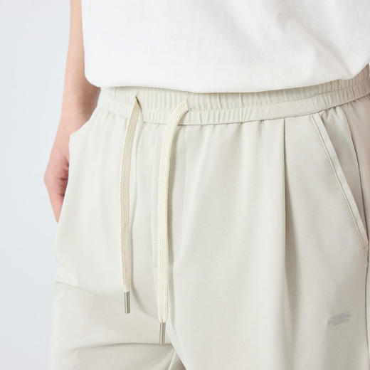 墨麦客男装高智通勤休闲裤男2026春季新款松紧腰抽绳裤子男91573. 商品图1