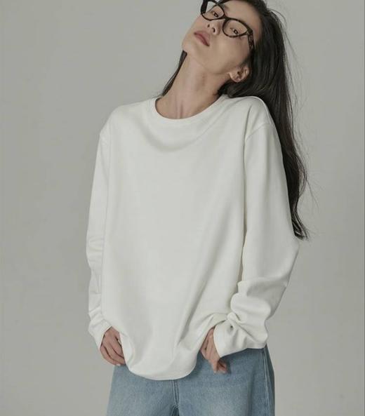 老米优品🎈加购车一起拍下，2件78元！A类面料，0甲醛10A级抗菌，三本针缝纫！《100%棉🍃 男女情侣基础款小白T》重磅纯净棉 长袖/短袖T恤 男女同款 经典好穿 全能打底 商品图10