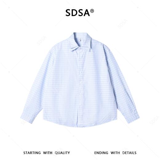 26CS29SDSA男装2026新款高贵轻奢韩版简约格子双翻领长袖衬衫百搭衬衣 商品图2