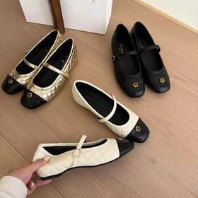 【79.9/双】内增高3cm法式小香风菱格玛丽珍鞋新款春季芭蕾风单鞋外穿小皮鞋聚★为爱严选