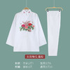 女款梅花 盘扣衬衣衬裤涤棉印花老人去世内衣裤 商品缩略图0