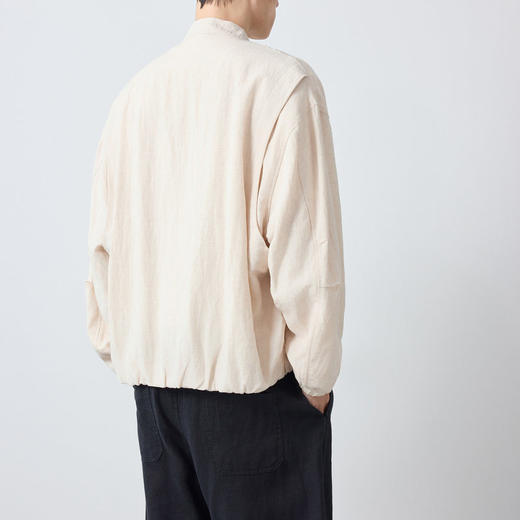 墨麦客男装高智通勤立领休闲外套男2026春款老钱风男士夹克81622. 商品图2