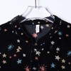 SDSA男装2026新款高贵轻奢时尚植绒彩色星星设计立领长袖衬衫百搭 商品缩略图2