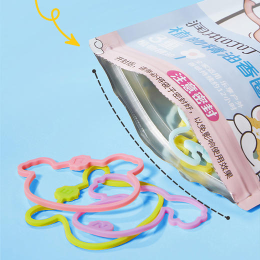 润本叮叮植物精油防护香圈（森林动物系列）30条装 商品图13