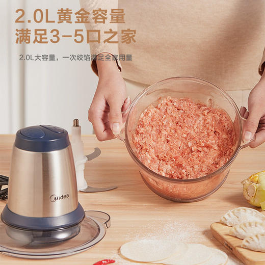 Midea/美的LZ25Easy225绞肉机家用电动婴儿辅食机料理机多用途 商品图1