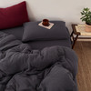 日式无印纯色皱皱纱四件套良品全棉柔软床品套件双层水洗做皱件套 商品缩略图2