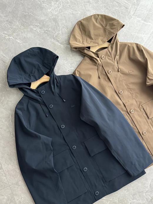 F030647男装防风防水复古潮流百搭舒适宽松连帽外套 商品图1