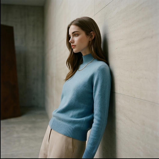 PALUOPO/PL高领女衫ET20185R-B/约重215g帕罗 商品图6