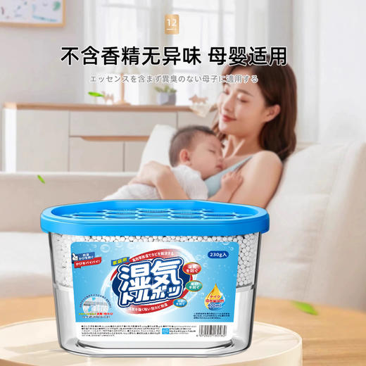 【无惧回南天❗大容量吸湿】除湿盒日式吸湿干燥剂回南天神器除湿袋日本室内家用衣物。rh 商品图0