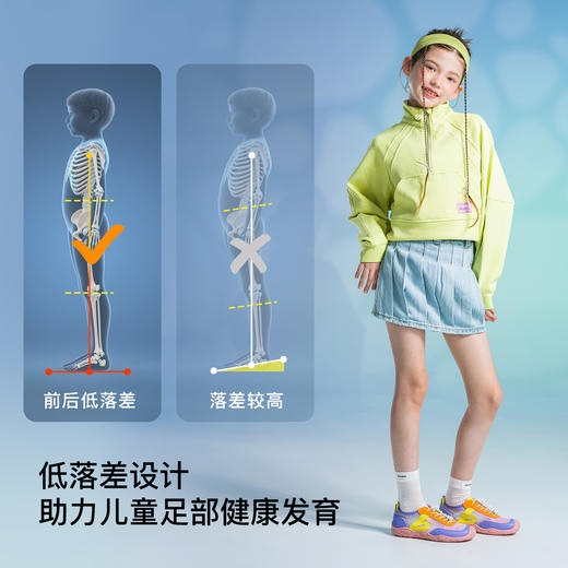 小蓝羊26春新款儿童户外赤足运动鞋中大童校园综合软底护足训练鞋网纱章鱼鞋 商品图3