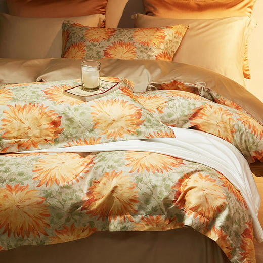 【代发】80s纯棉花园舞曲印花四件套 绎生活春夏款全棉床上用品 商品图3