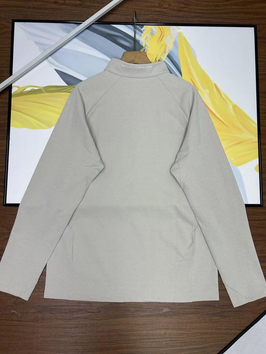 F0306114新款男士半拉链新款卫衣新款训练运动健身半拉链长袖针织衫 商品图4