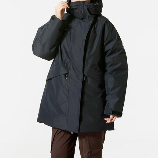 UA安德玛女款羽绒服25新款600蓬保暖中长款运动棉羽外套6010041-001 商品图2