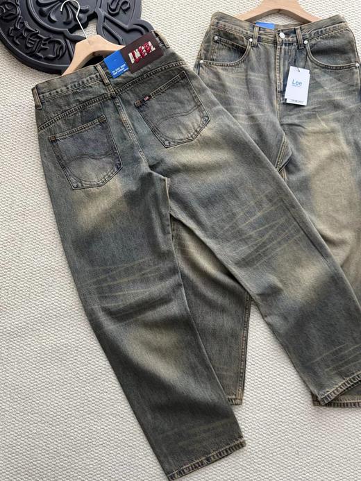 F030687秋季重水洗男士直筒高弹力阔腿牛仔裤 商品图4