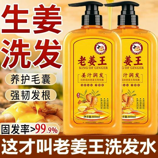 老姜王生姜洗发露护发去屑洗发膏止痒洗发乳洗发露800ml 商品图0
