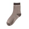日式无印男士加绒中筒袜良品拼色男款秋冬保暖加绒袜子加厚男袜子 商品缩略图4