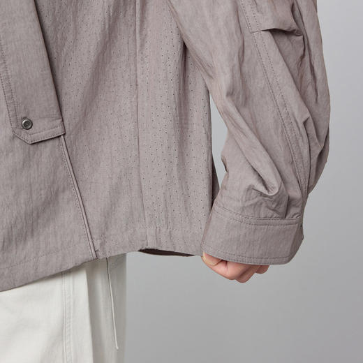 墨麦客男装美式休闲肌理夹克男2026春季新款结构拼接外套男81620. 商品图3