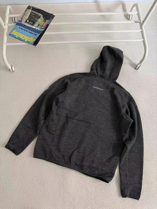 F030620连帽压胶口袋抓绒衣连帽夹克户外保暖外套 商品图7