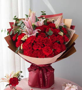 女神节康乃馨花束同城配送