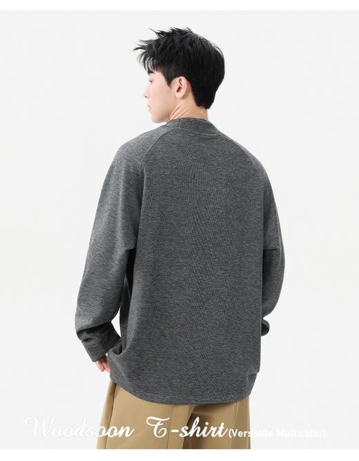 保暖卫衣男款春秋宽松打底衫长袖休闲内搭秋冬运动男士外穿上衣 商品图3