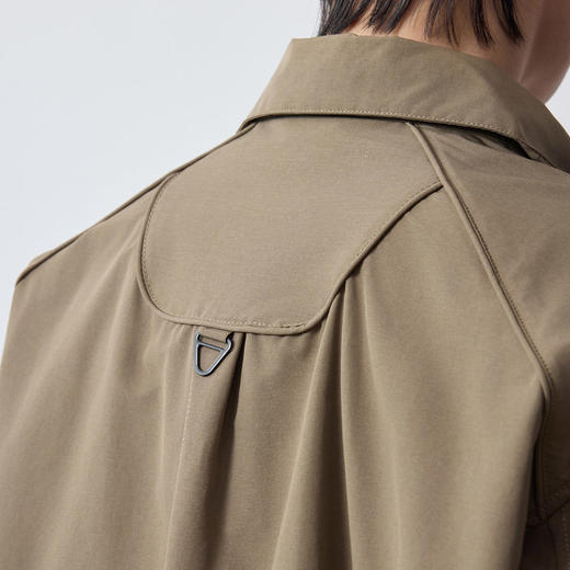 墨麦客男装高智通勤衬衫夹克男2026春季新款条纹拼接外套男81564. 商品图3