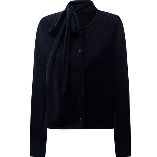 SELFWHO100%绵羊毛围巾领毛衣女2026春新款宽松正肩保暖针织上衣 商品图4