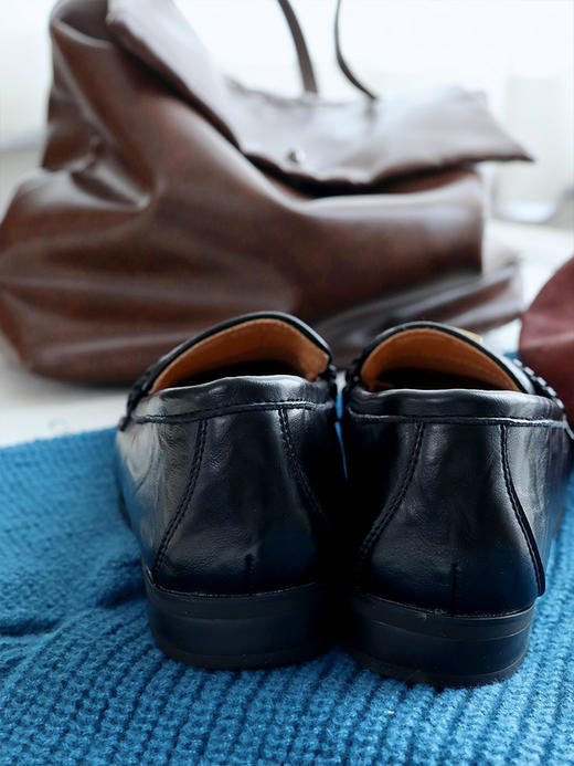 【部分尺码预售7-10天】【乐福鞋】 手抓牛皮面料+猪皮内里透气不闷汗  春天出门踏青穿它很出片 商品图6