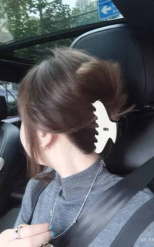 F030652醋酸材质极简线条点缀使者鲨鱼夹抓夹 商品图6