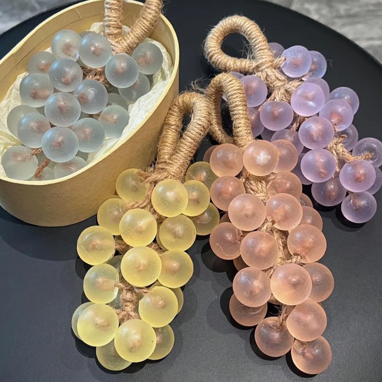 马卡龙葡萄皂仿真水果肥皂伴手礼物