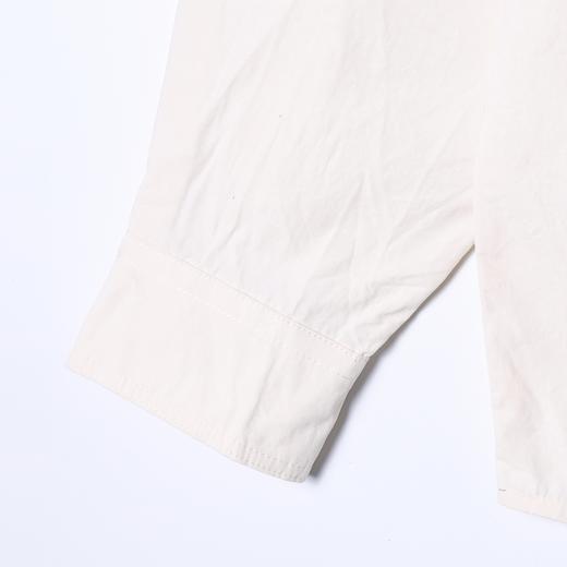 SDSA男装2026新款高贵轻奢韩版不规则压皱纯袖衬衫百搭简约衬衣 商品图3