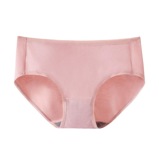 简约日式无印女士三角内裤良品莫代尔内裤纯色女款中腰内裤莫代尔 商品图1