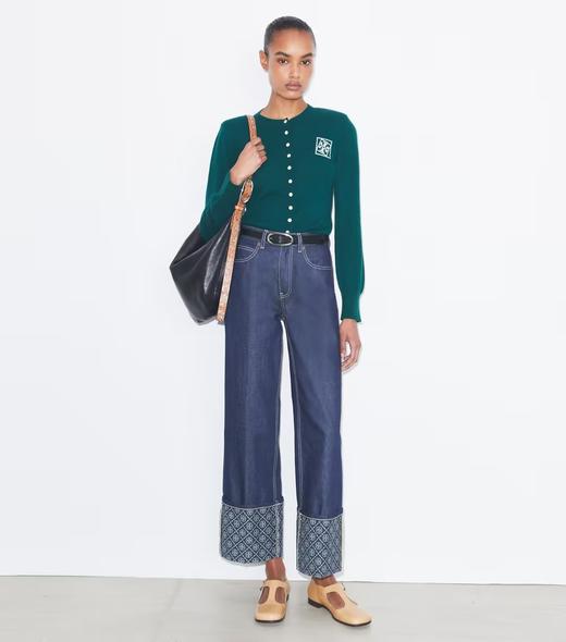 TORY BURCH 开衫女  178495-304-F 深绿色. 商品图2