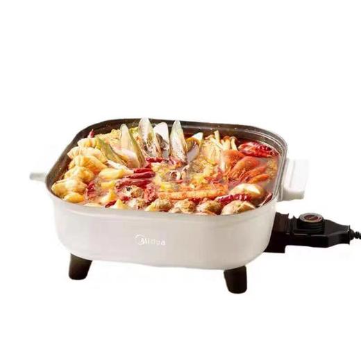 美的电火锅电炒锅家用多功能锅料理电热锅6.5L多用途锅HGE3030J04 商品图4