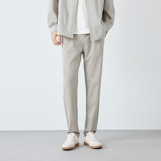 墨麦客男装高智通勤莫代尔裤子男2026春季新款锥形休闲裤男91548. 商品图2