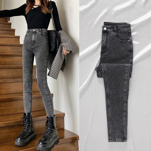 【💚春季高腰铅笔牛仔裤59.9/件】女款显瘦百搭紧身外穿打底九分铅笔裤女小脚裤聚★为爱严选 商品图0