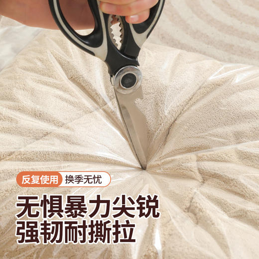 【操作方便❗无需用泵】加厚免抽气手卷袋旅行箱专用压缩袋被子衣服羽绒服真空袋防尘防潮。rh 商品图2